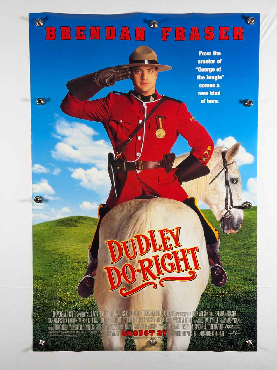 Dudley Do-Right 1999 Original Movie Poster 27x40 DS Rolled Brendan Fraser - Joe's Geek VLT