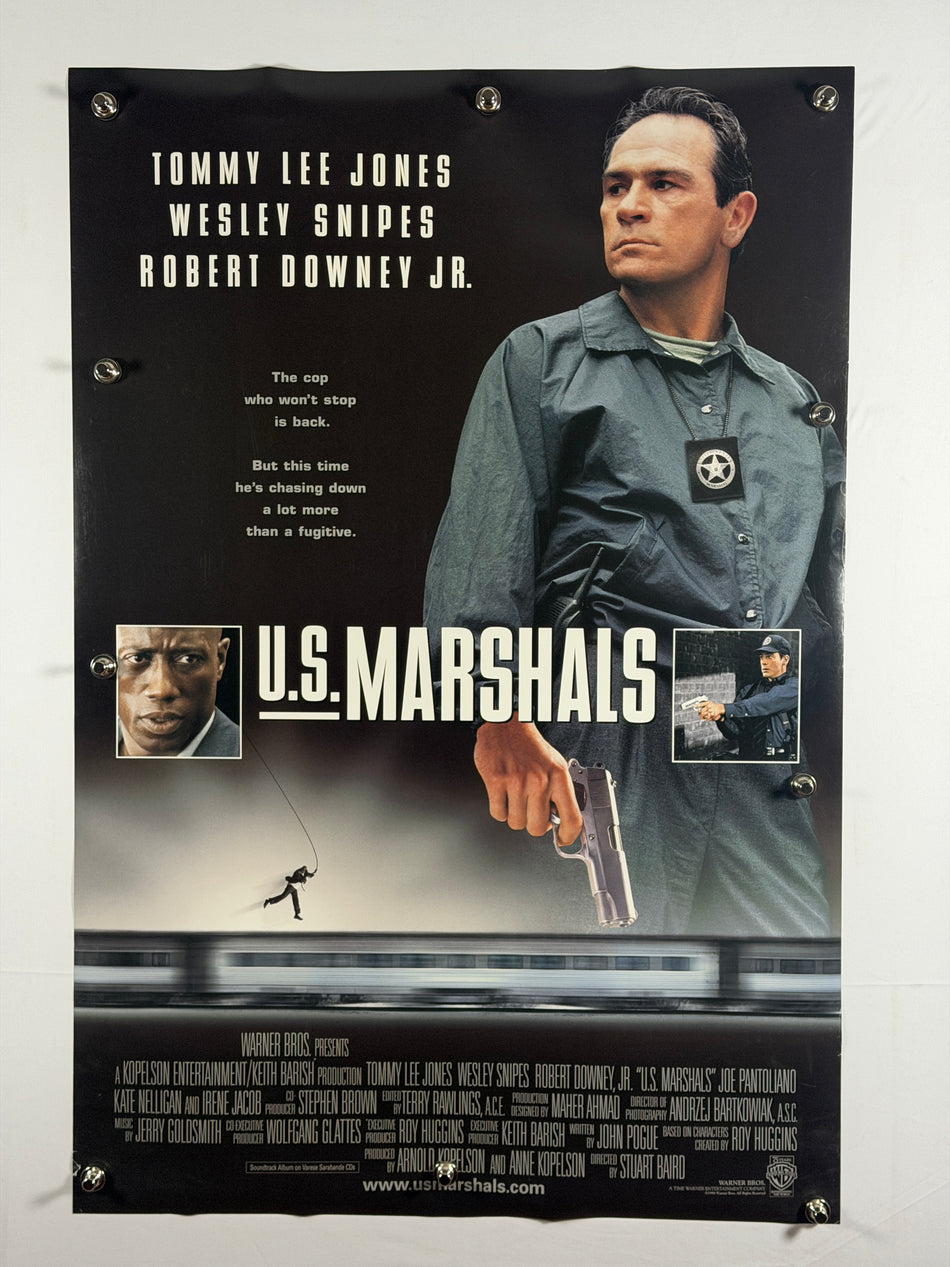 U.S. Marshals 1998 Original Movie Poster 27x40 DS Rolled Tommy Lee Jones Wesley Snipes
