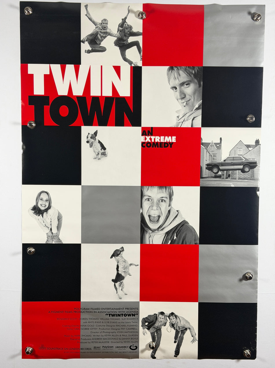 Twin Town 1997 Original Movie Poster 27x40 DS Rolled Rhys Ifans Dougray Scott