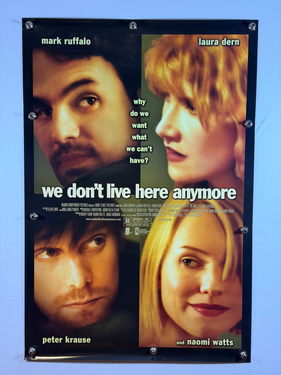 We Don’t Live Here Anymore 2004 Original Movie Poster 27x40 DS Rolled Mark Ruffalo Laura Dern