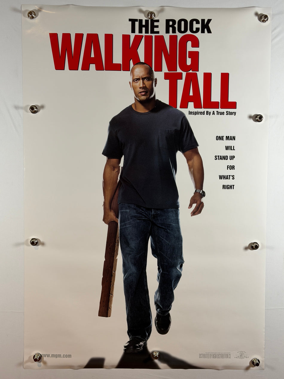 Walking Tall 2004 Original Movie Poster 27x40 DS Rolled The Rock Dwayne Johnson