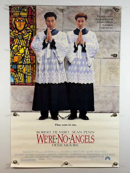 We’re No Angels 1989 Original Movie Poster 27x40 SS Rolled Robert De Niro Sean Penn - Joe's Geek VLT