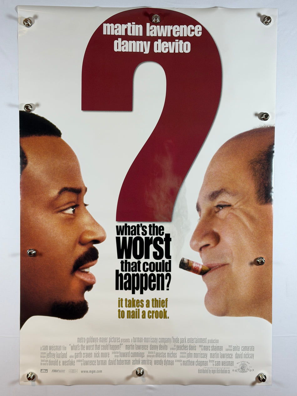 What’s the Worst That Could Happen? 2001 Original Movie Poster 27x40 SS Rolled Martin Lawrence Danny DeVito