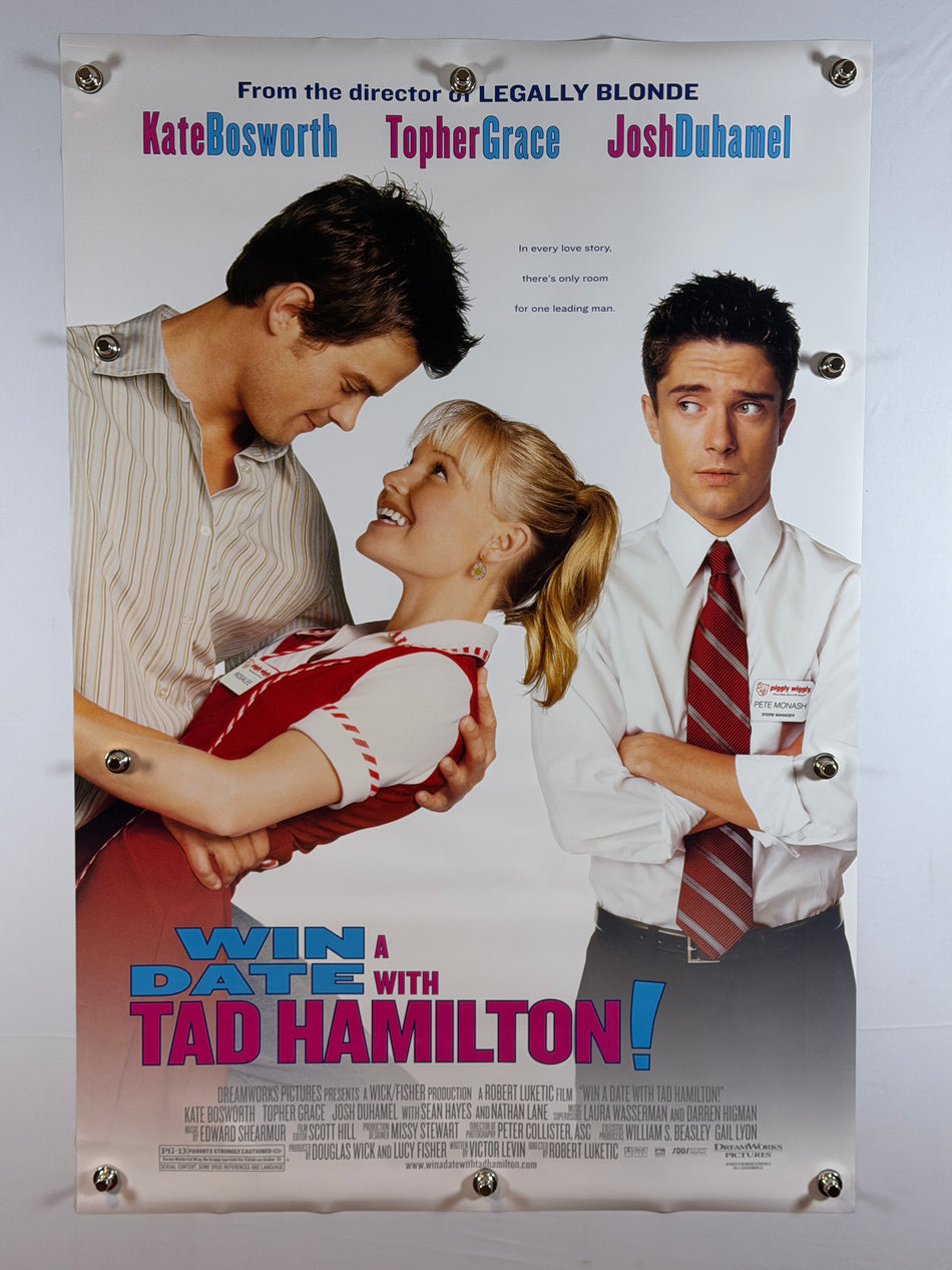 Win a Date with Tad Hamilton! 2004 Original Movie Poster 27x40 DS Rolled Josh Duhamel Kate Bosworth