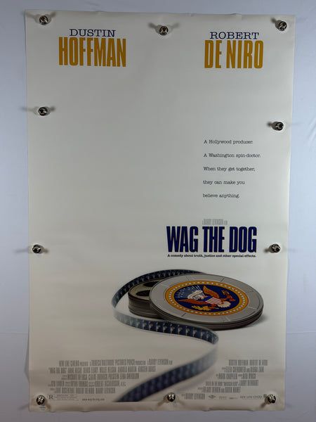 Wag the Dog 1997 Original Movie Poster 27x40 DS Rolled Dustin Hoffman Robert De Niro - Joe's Geek VLT