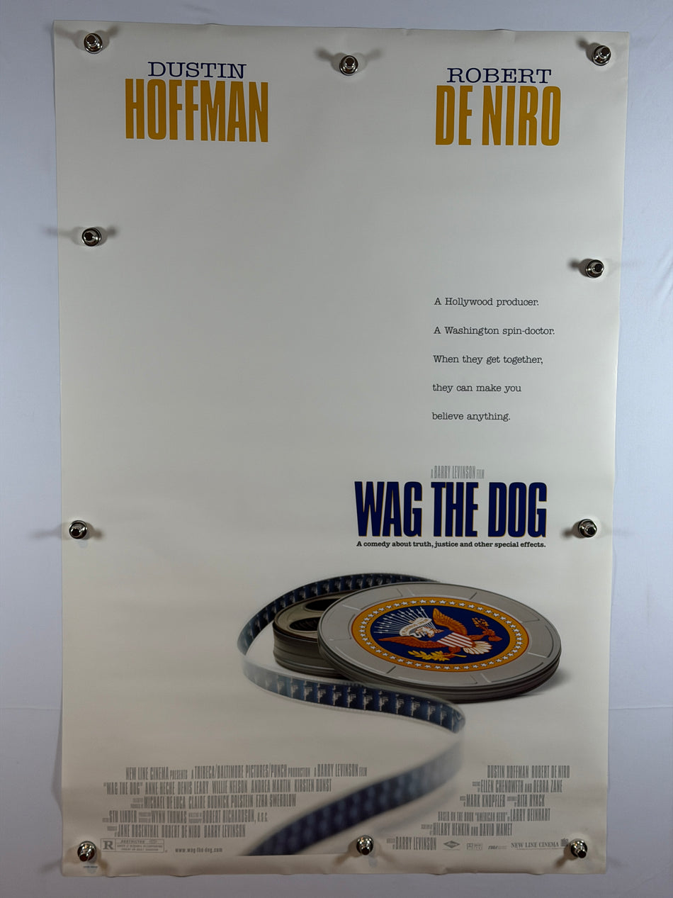 Wag the Dog 1997 Original Movie Poster 27x40 DS Rolled Dustin Hoffman Robert De Niro