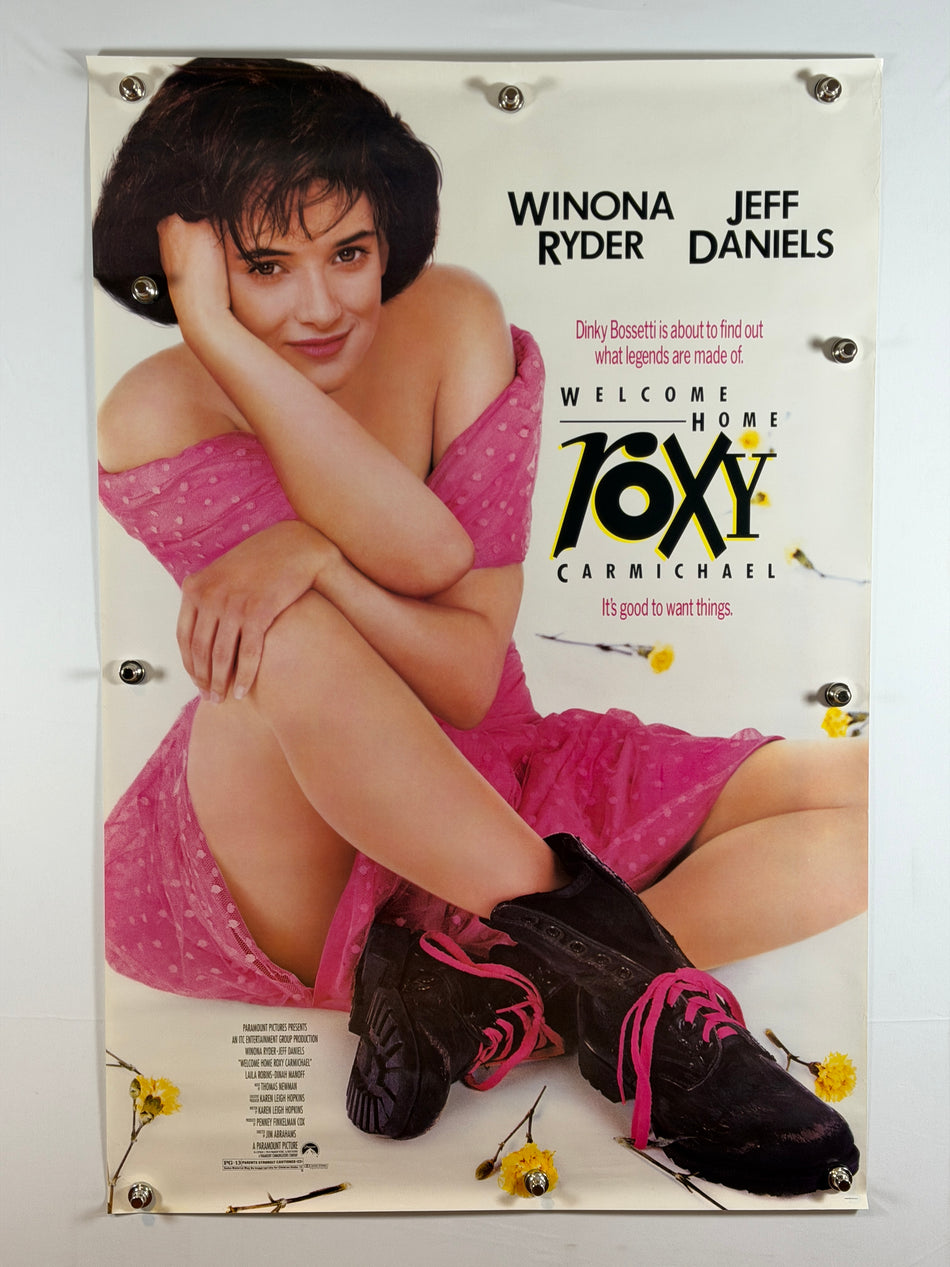 Welcome Home, Roxy Carmichael 1990 Original Movie Poster 27x40 DS Rolled Winona Ryder Jeff Daniels