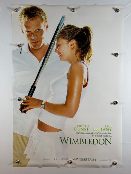 Wimbledon 2004 Original Movie Poster 27x40 DS Rolled Kirsten Dunst Paul Bettany - Joe's Geek VLT