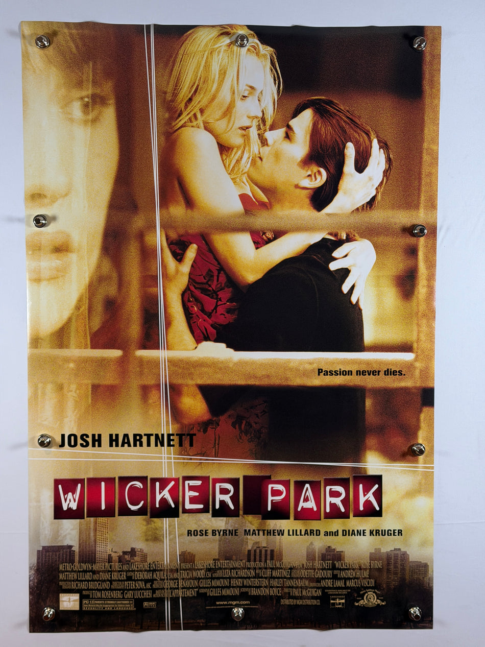 Wicker Park 2004 Original Movie Poster 27x40 DS Rolled Josh Hartnett Diane Kruger