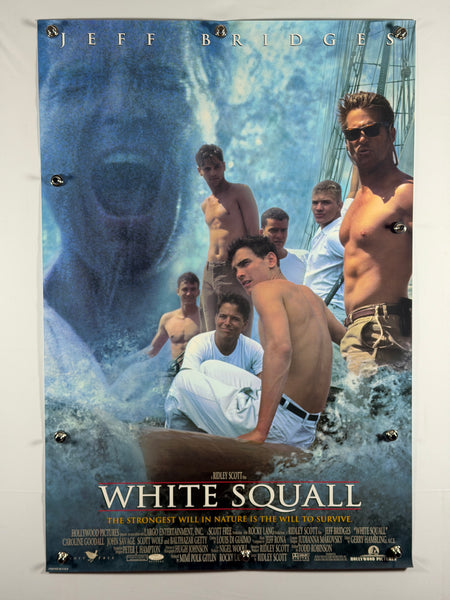 White Squall 1996 Original Movie Poster 27x40 DS Rolled Jeff Bridges Ridley Scott - Joe's Geek VLT