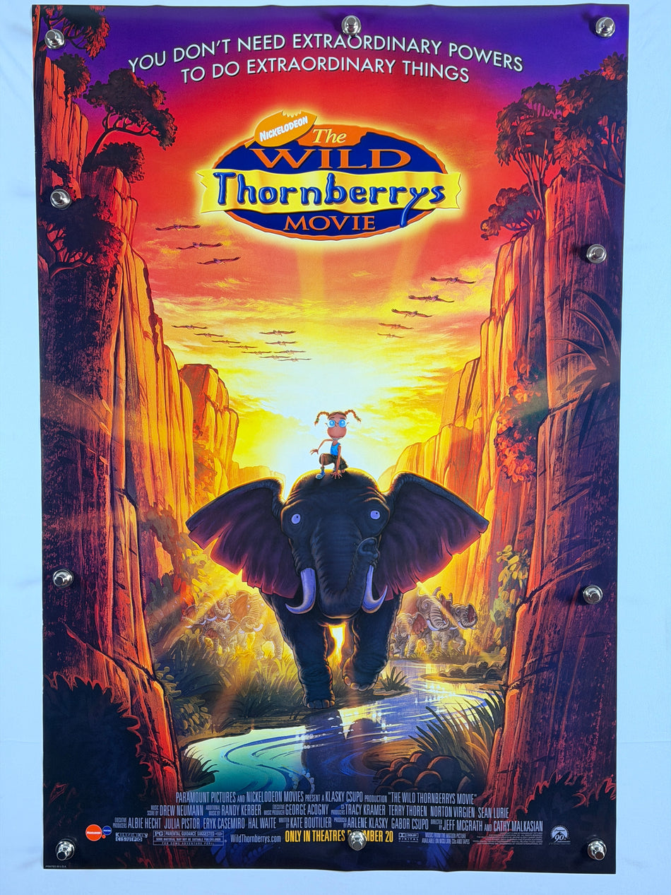 The Wild Thornberrys Movie 2002 Original Movie Poster 27x40 DS Rolled Advance Nickelodeon