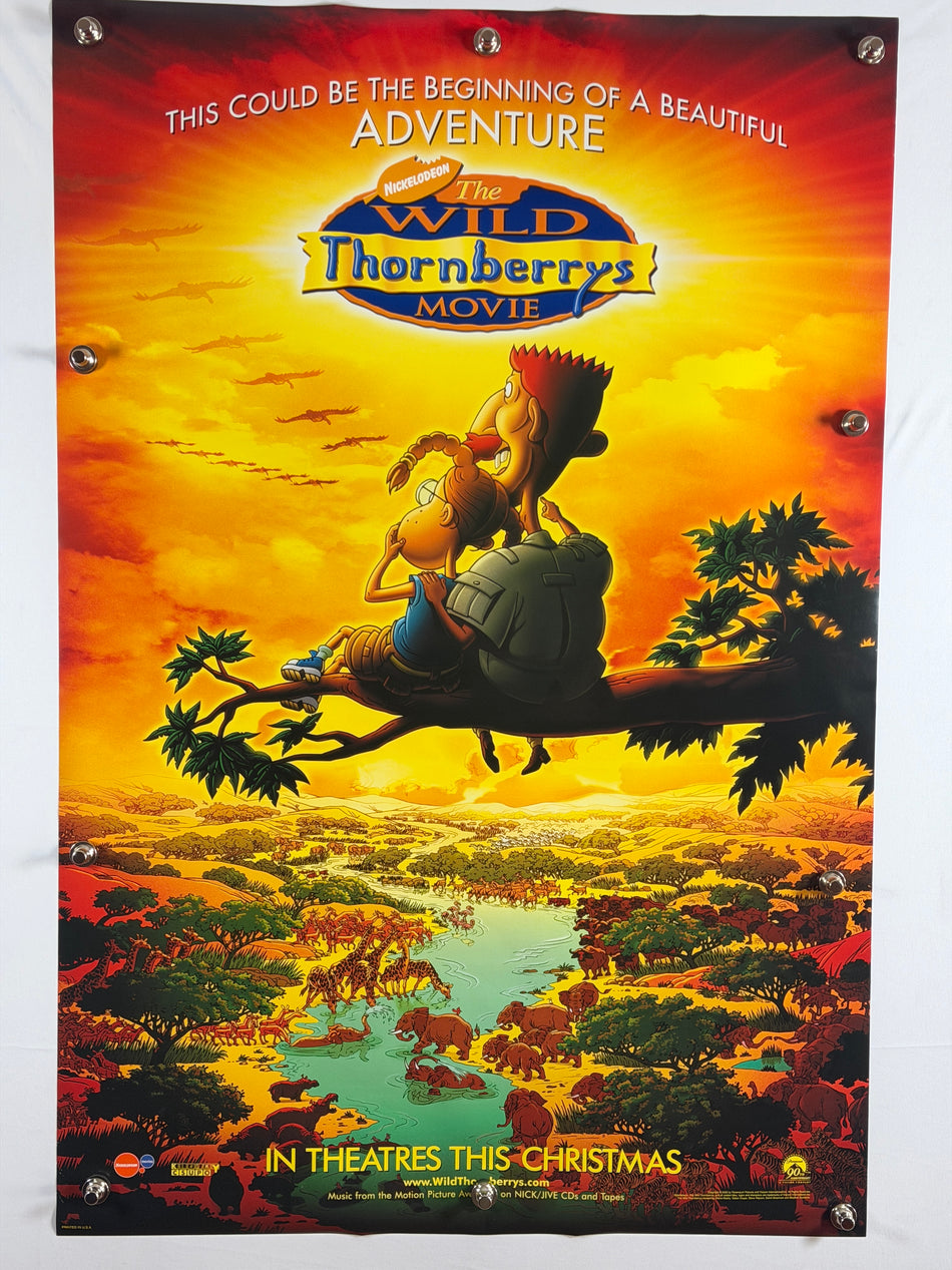 The Wild Thornberrys Movie 2002 Original Movie Poster 27x40 DS Rolled Christmas Style Nickelodeon