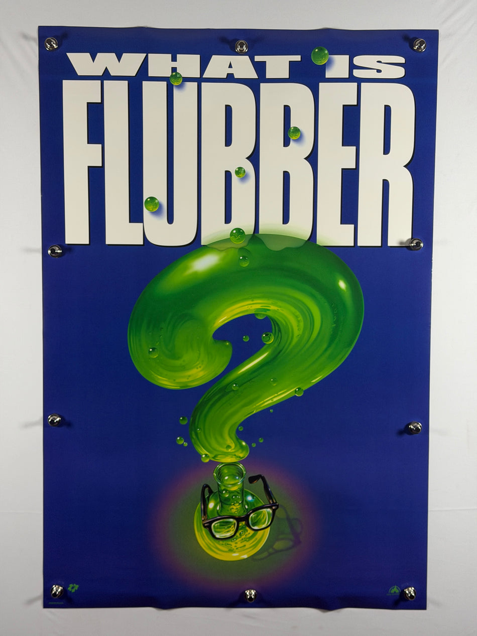Flubber 1997 Original Movie Poster 27x40 DS Rolled Teaser Robin Williams Disney - Joe's Geek VLT