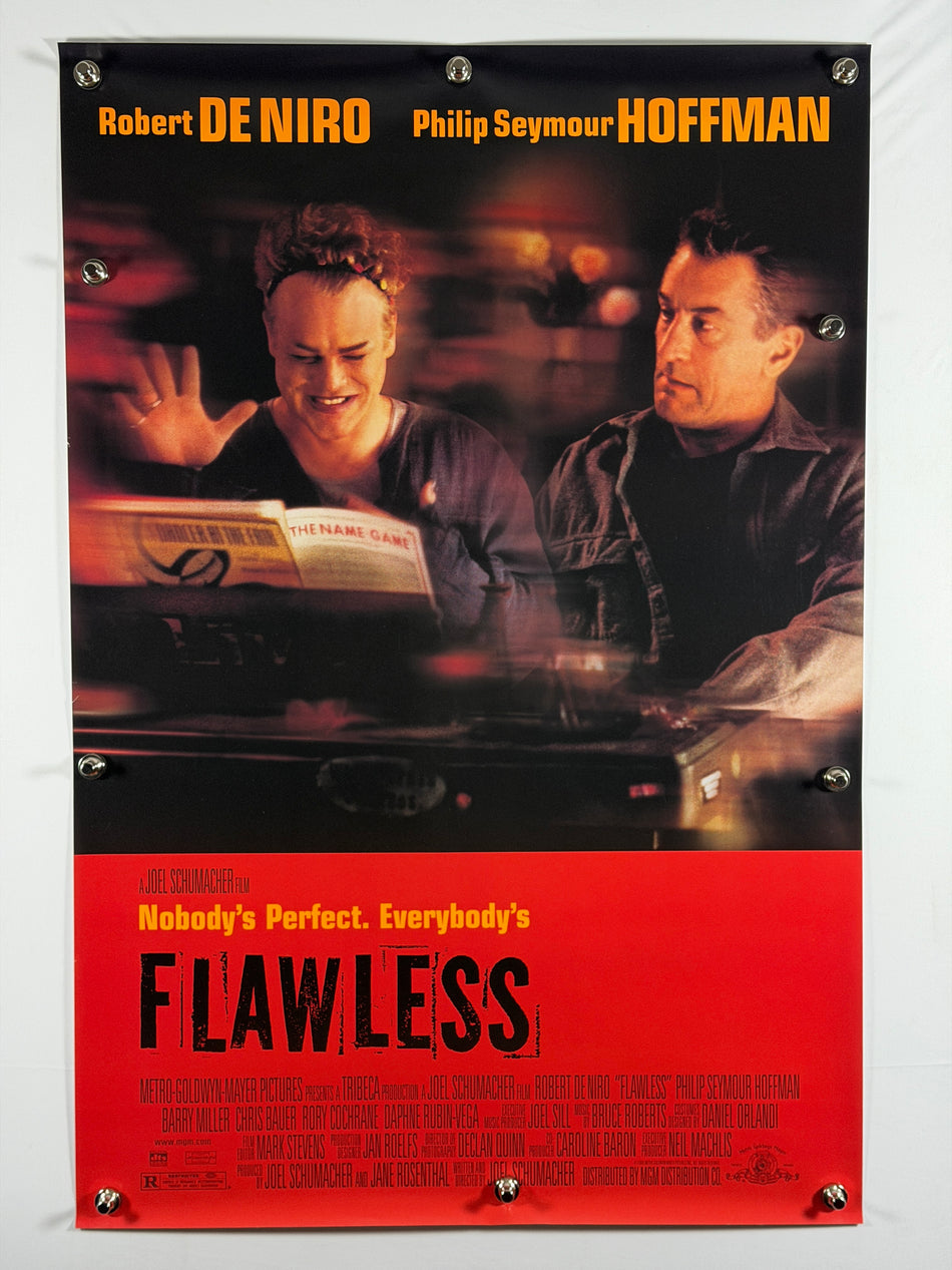 Flawless 1999 Original Movie Poster 27x40 SS Rolled Robert De Niro Philip Seymour Hoffman - Joe's Geek VLT