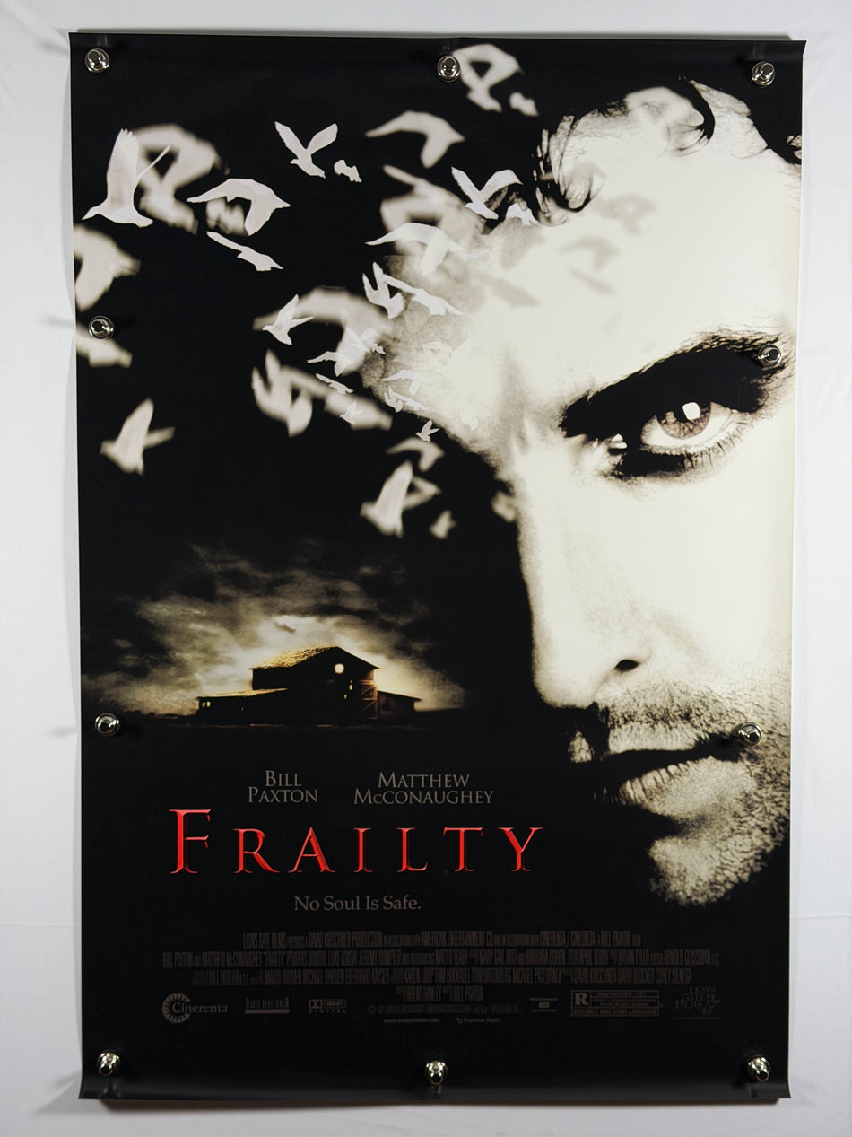 Frailty 2002 Original Movie Poster 27x40 DS Rolled Bill Paxton Matthew McConaughey - Joe's Geek VLT