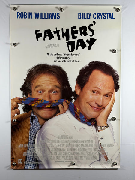 Fathers' Day 1997 Original Movie Poster 27x40 DS Rolled Robin Williams Billy Crystal - Joe's Geek VLT