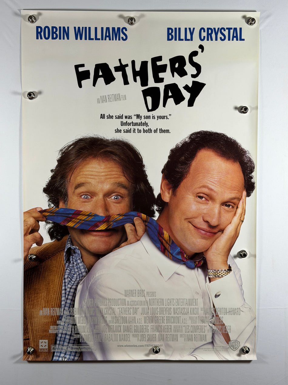 Fathers' Day 1997 Original Movie Poster 27x40 DS Rolled Robin Williams Billy Crystal - Joe's Geek VLT