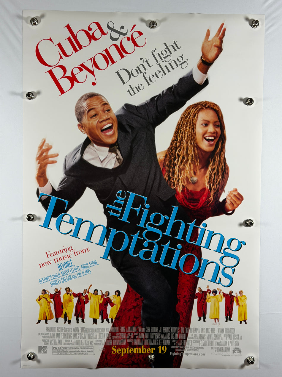 The Fighting Temptations 2003 Original Movie Poster 27x40 DS Rolled Cuba Gooding Jr Beyoncé - Joe's Geek VLT