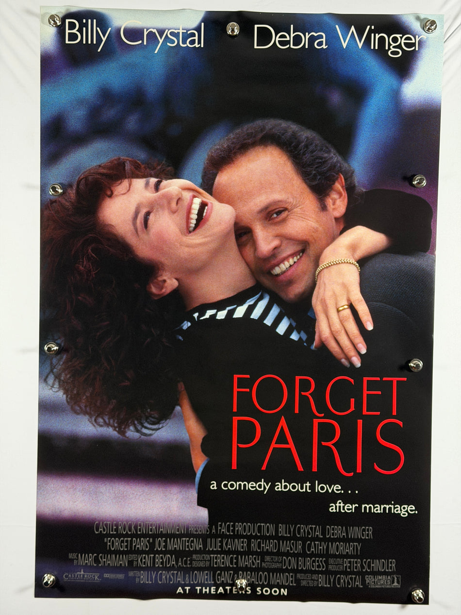 Forget Paris 1995 Original Movie Poster 27x40 DS Rolled Billy Crystal Debra Winger - Joe's Geek VLT