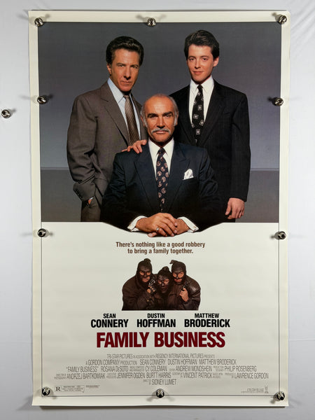 Family Business 1989 Original Movie Poster 27x40 DS Rolled Sean Connery Dustin Hoffman - Joe's Geek VLT