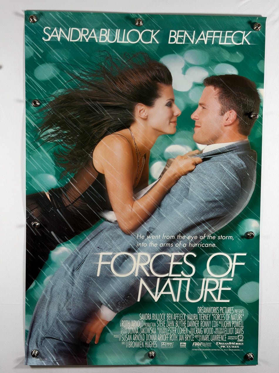 Forces of Nature 1999 Original Movie Poster 27x40 DS Rolled Sandra Bullock Ben Affleck - Joe's Geek VLT
