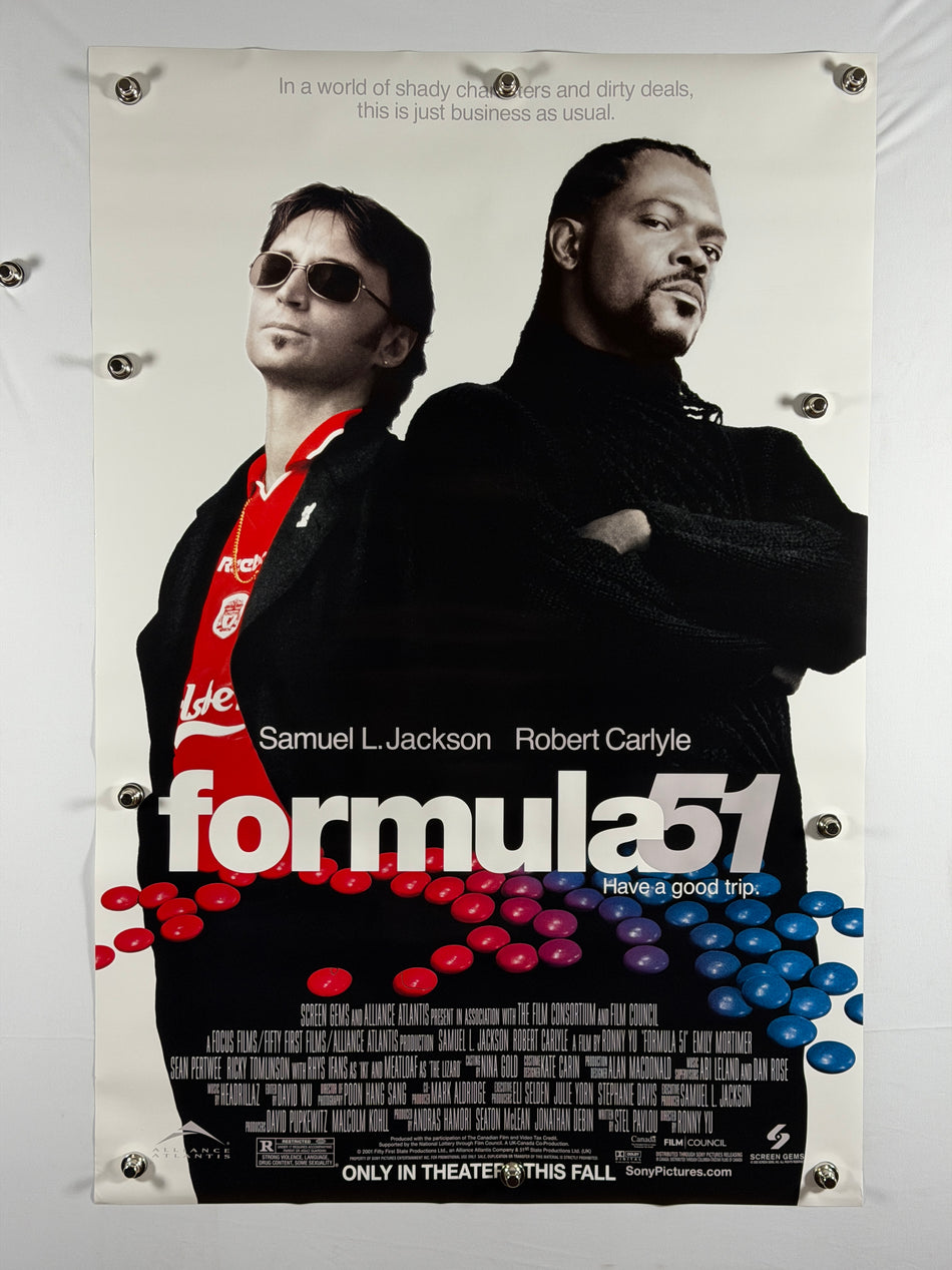 FORMULA 51 2001 Original Movie Poster 27x40 DS Rolled Samuel L. Jackson Robert Carlyle - Joe's Geek VLT