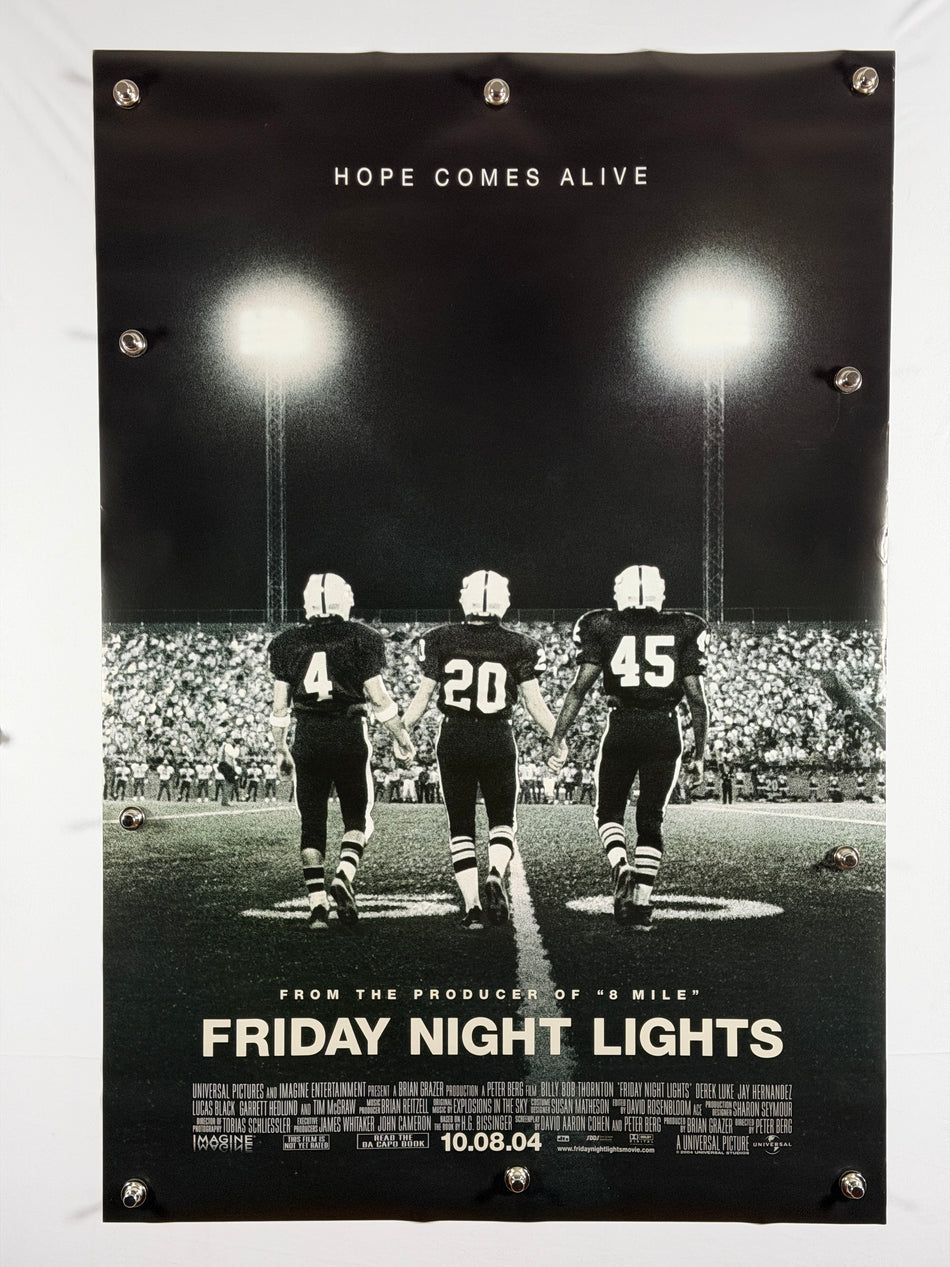 FRIDAY NIGHT LIGHTS 2004 Original Movie Poster 27x40 DS Rolled Billy Bob Thornton - Joe's Geek VLT