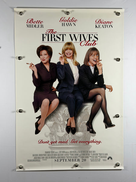 THE FIRST WIVES CLUB 1996 Original Movie Poster 27x40 DS Rolled Bette Midler Goldie Hawn Diane Keaton - Joe's Geek VLT