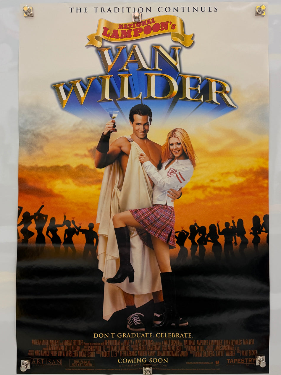 NATIONAL LAMPOON'S VAN WILDER (2002) Original Advance Movie Poster 27x40 DS Rolled Ryan Reynolds Tara Reid