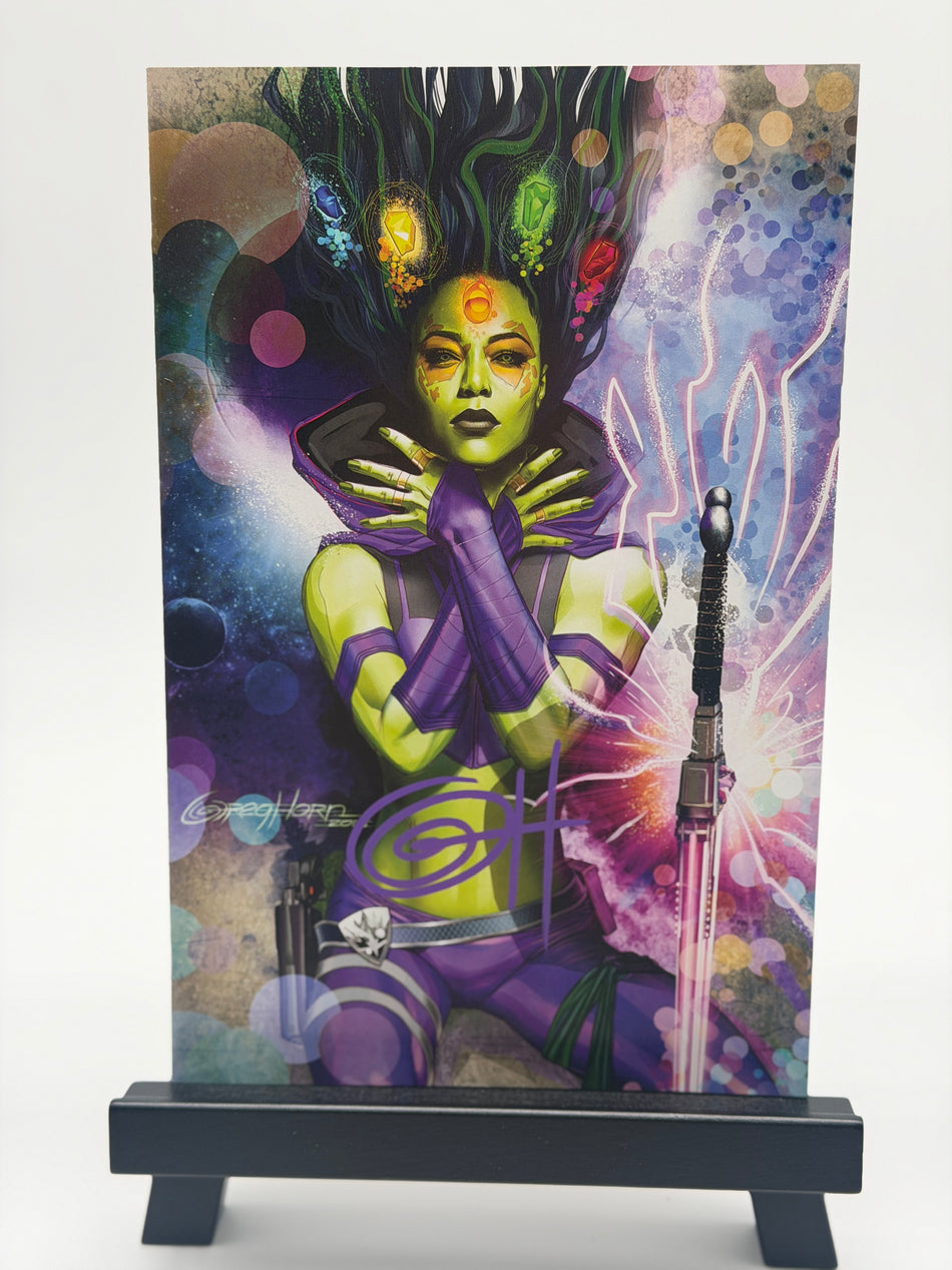 Greg Horn Signed Original Art Print Female Sci Fi Fantasy Character with COA Virgin Variant - Joe's Geek VLT