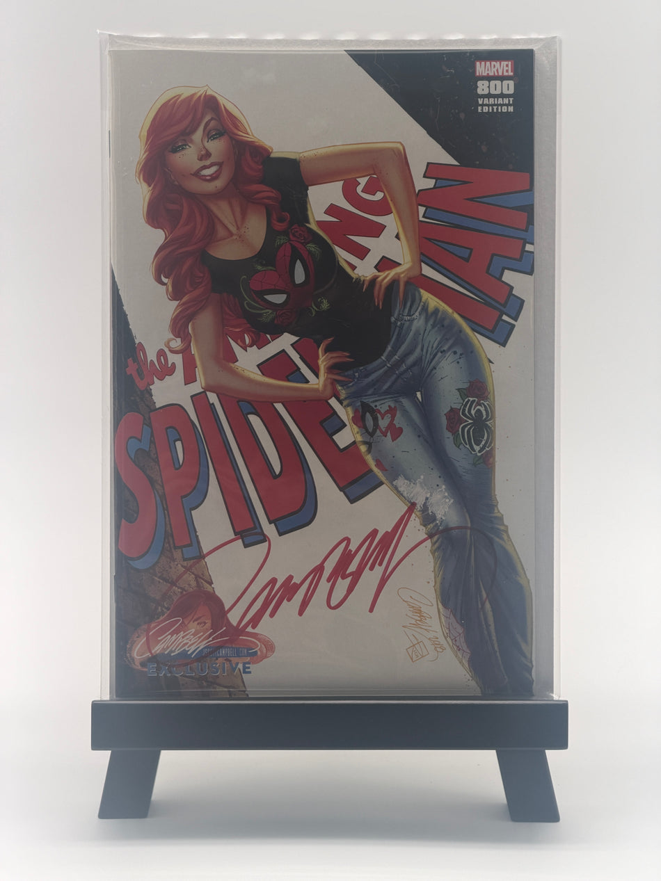 Amazing Spider-Man #800 J Scott Campbell Signed Original Comic Book Marvel Mary Jane Cover B with COA 0466/2300