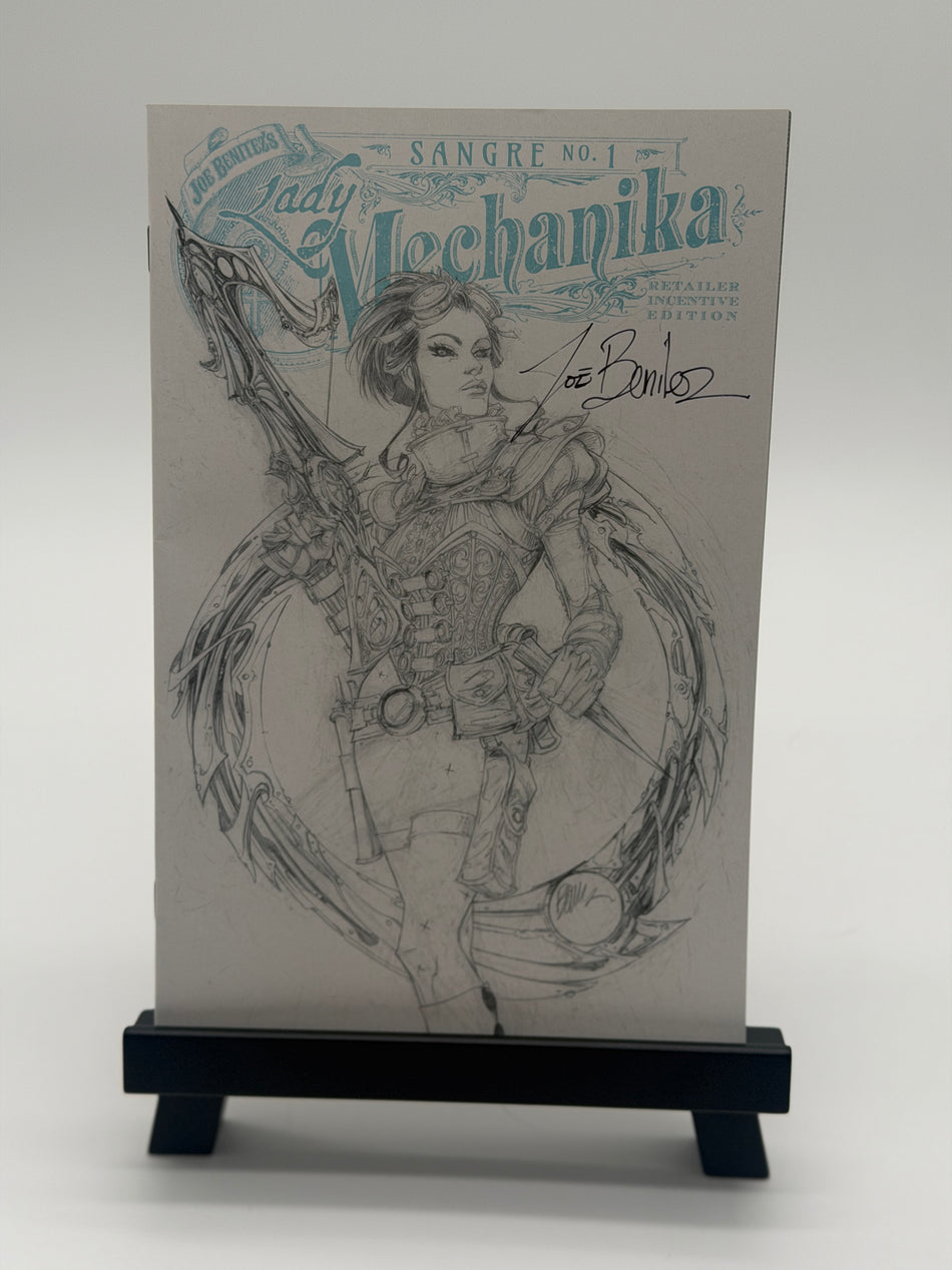 Lady Mechanika Sangre #1 Joe Benitez Signed Original Comic Book Retailer Incentive Sketch Variant