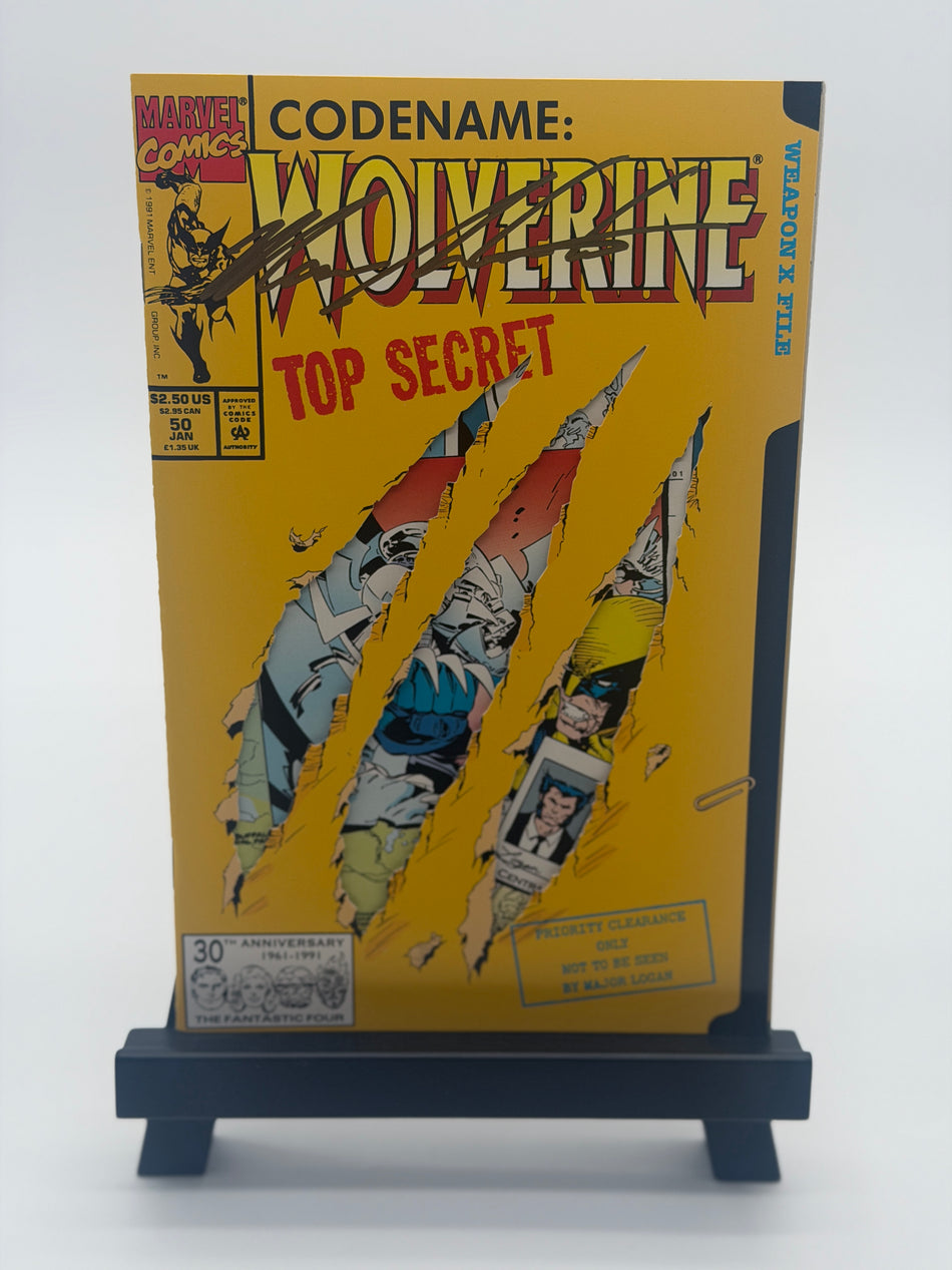 CODENAME: WOLVERINE Marc Silvestri Signed Original Comic Book Marvel Comics with COA 1992