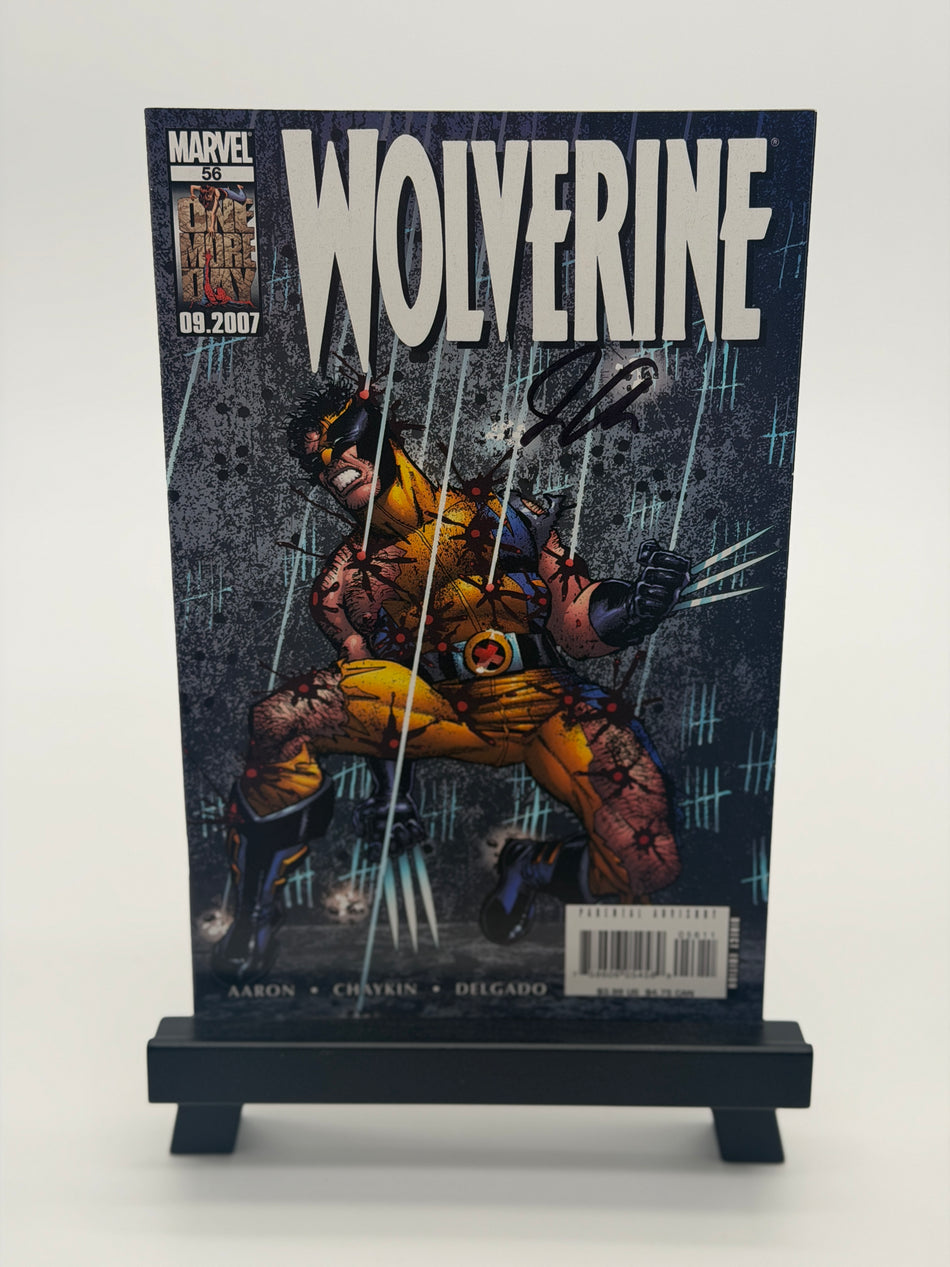 Wolverine 2007 Jason Aaron Signed Original Marvel Comic Book #56