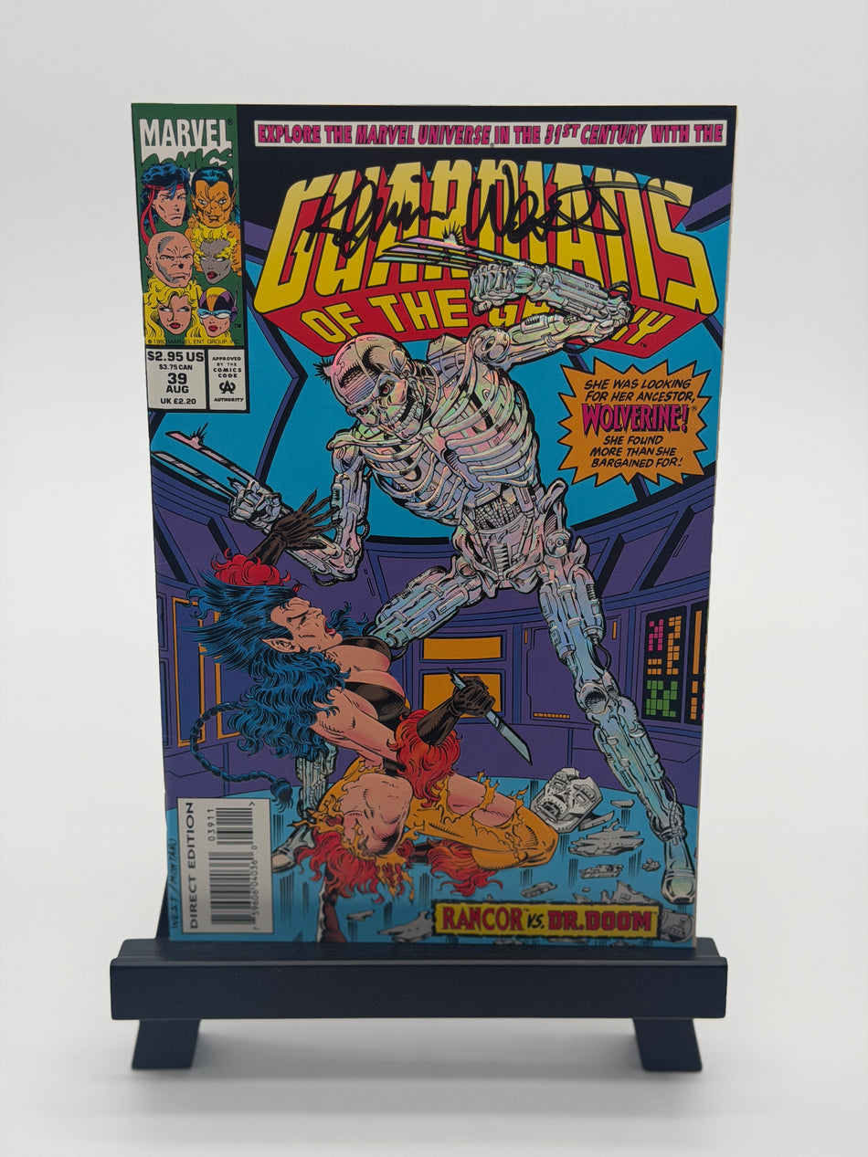 Guardians of the Galaxy Kevin West Signed Original Marvel Comic Book #39 1993