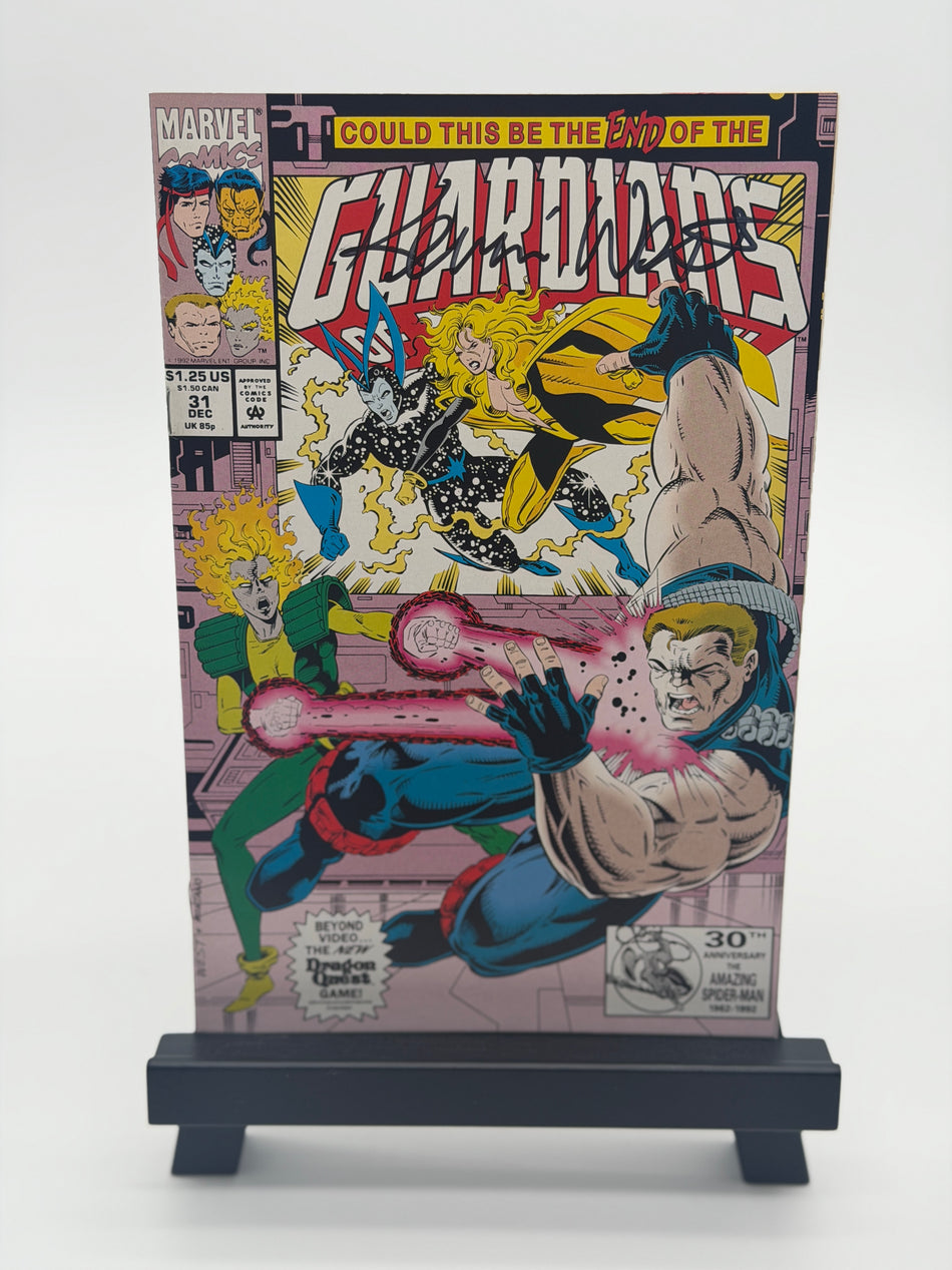 GUARDIANS OF THE GALAXY #31 Original Signed Marvel Comic Book 1992
