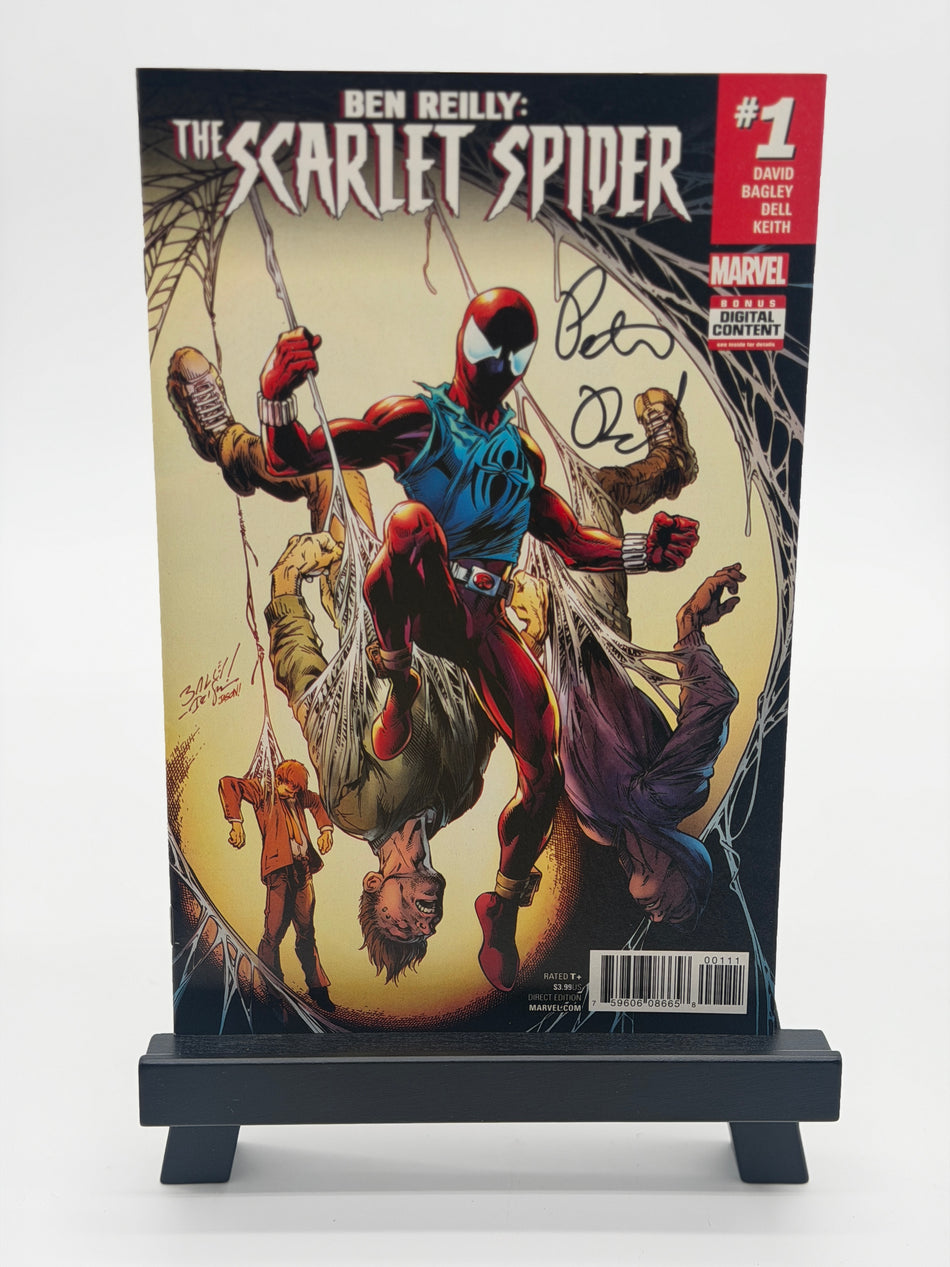 Ben Reilly: The Scarlet Spider #1 2017 Marvel Signed Peter David COA Comic