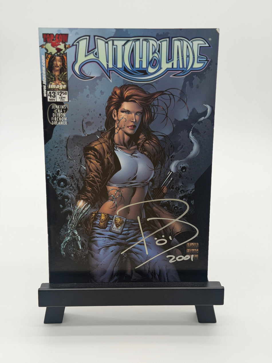 Witchblade #43 2000 Top Cow Image Signed Comic Keu Cha Cover Sara Pezzini