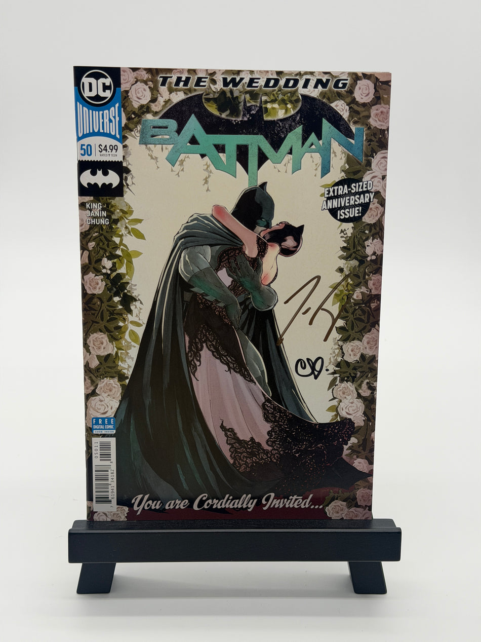 Batman #50 2018 The Wedding Signed Tom King Clay Mann DC Comic w/ COA