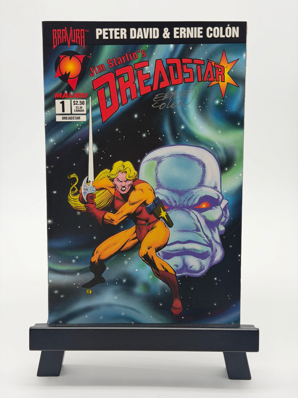 Jim Starlin's Dreadstar #1 1994 Malibu Signed Ernie Colon w/ COA Peter David