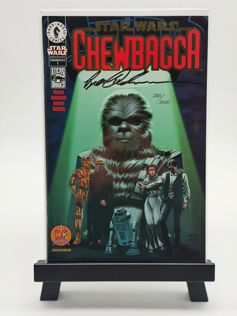 Star Wars Chewbacca #1 2000 DF Exclusive Signed Brent Anderson 225/2500 w COA