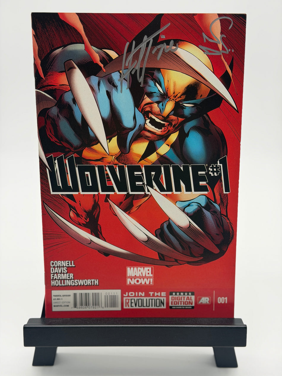 Wolverine #1 2013 Marvel NOW Signed Alan Davis Marvel Comics Paul Cornell