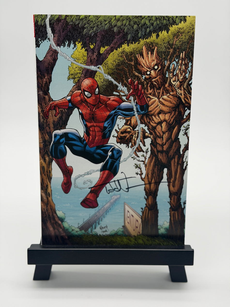 Spider-Man Groot Ventura Signed Todd Marvel Virign Variant Art Print 5x7