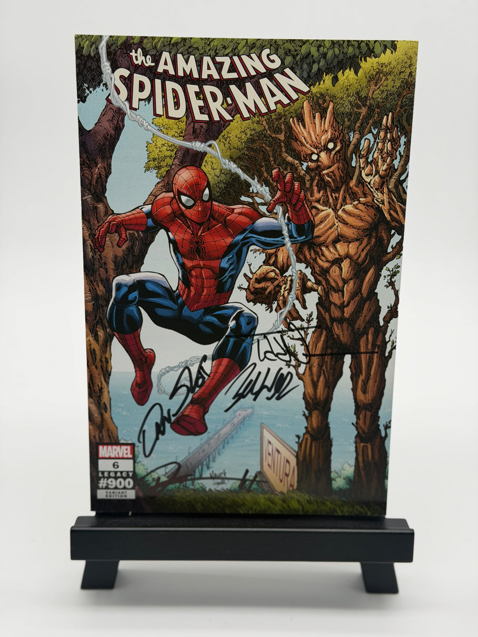Amazing Spider-Man #6 LGY #900 2022 Marvel Signed Todd Nauck Ventura Variant Groot Spider-Man