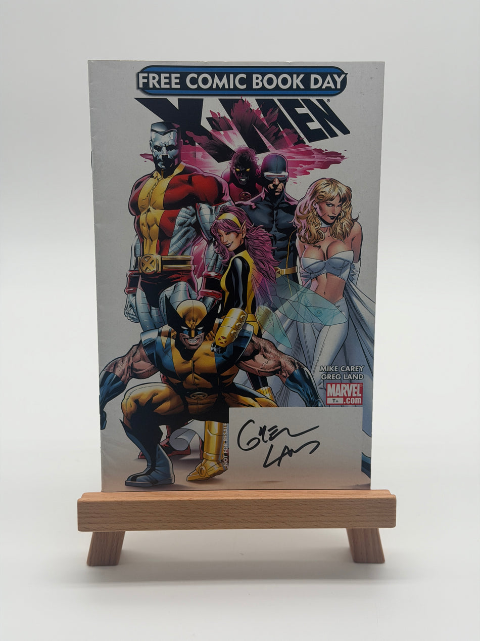 Free Comic Book Day X-Men 2008 Marvel Signed Greg Land Wolverine Emma Frost Pixie