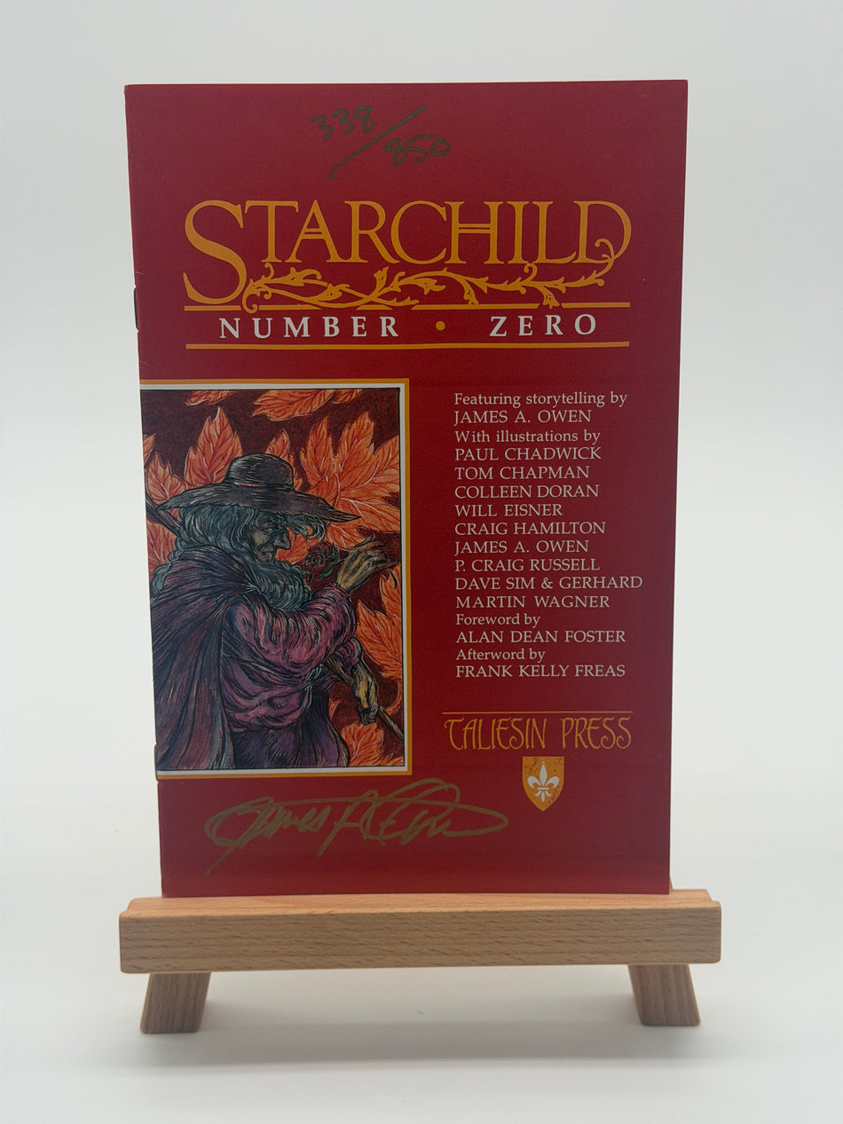 Starchild Number Zero 1993 Taliesin Press Signed James A. Owen Limited 338/850 w Bonus Signed Print