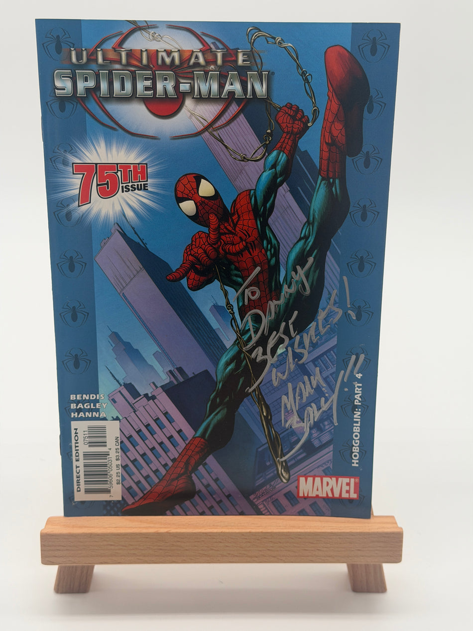 Ultimate Spider-Man #75 2005 Marvel Signed Mark Bagley Personalized 75th Issue Hobgoblin