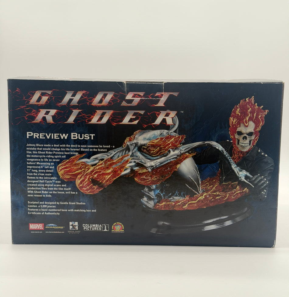 Diamond Select Ghost Rider Preview Bust Marvel Limited Edition 1090/5000 Gentle Giant