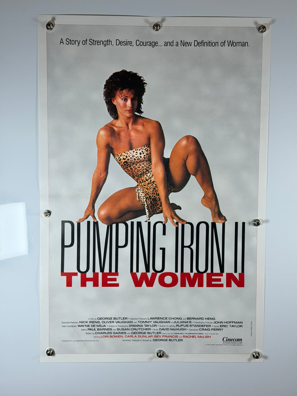 Pumping Iron II The Women Original 1985 Movie Poster 27x41 Rolled Bev Francis Rachel McLish -Rolled SS - Joe's Geek VLT