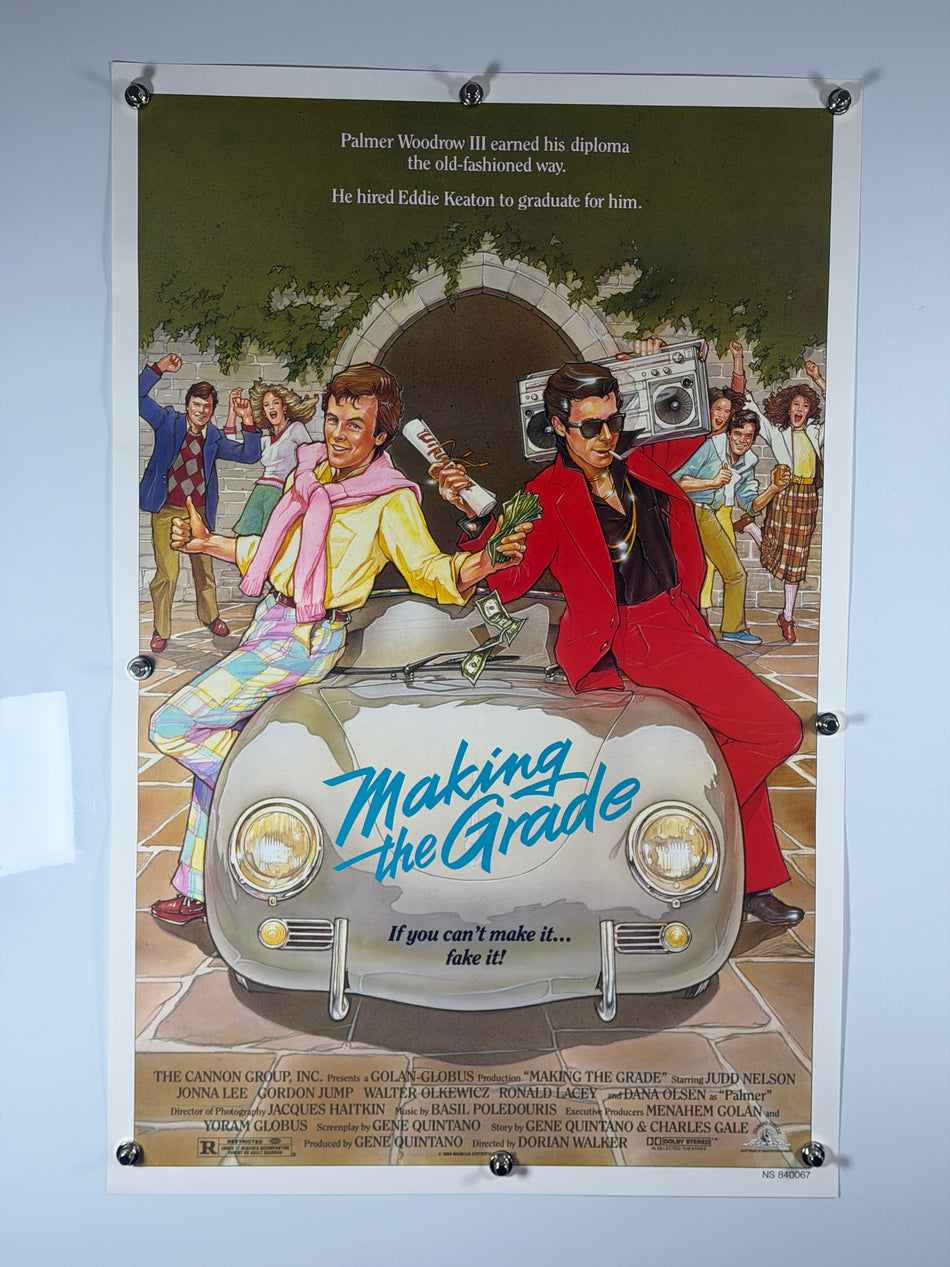 Making the Grade Original 1984 Movie Poster 27x41 Rolled Judd Nelson Jonna Lee Cannon -Rolled SS - Joe's Geek VLT